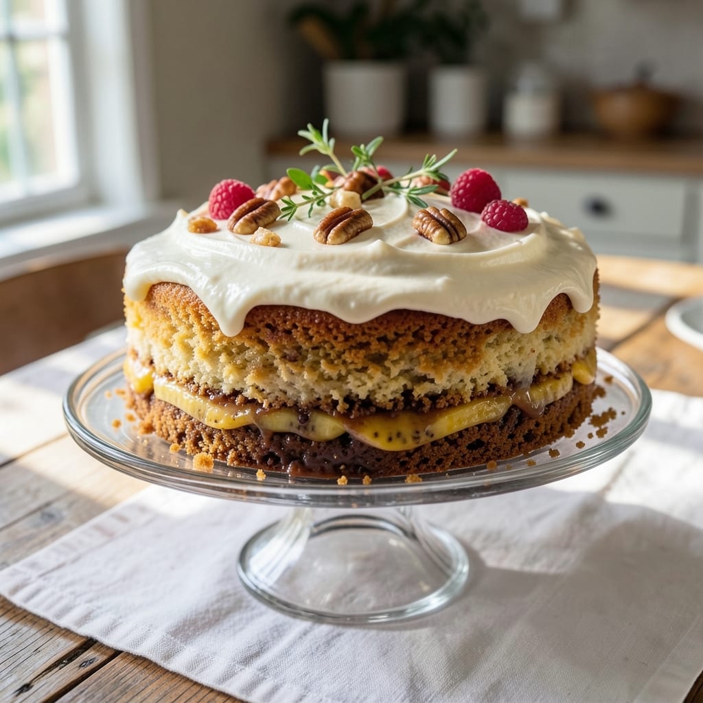 1kg Banana Cake Recipe: Spiced Moistness With Warm Cinnamon Swirls