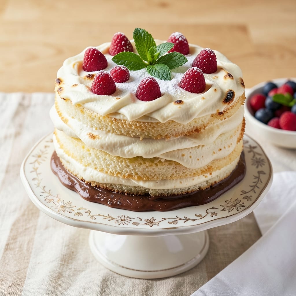 12-Layer Sponge Cake Recipe: Towering Height Without the Collapse Risk
