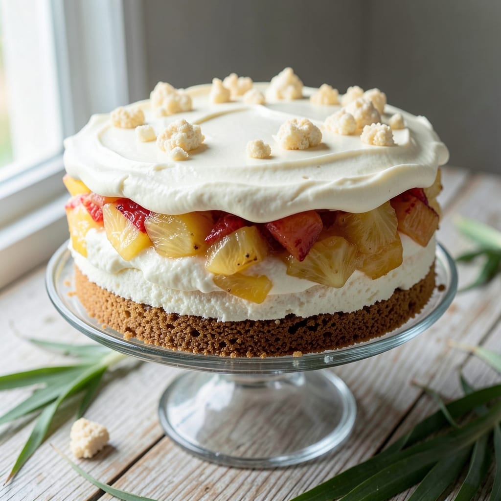 Ambrosia Pineapple Cake Recipe: Tropical Layers With Creamy Coconut Bliss