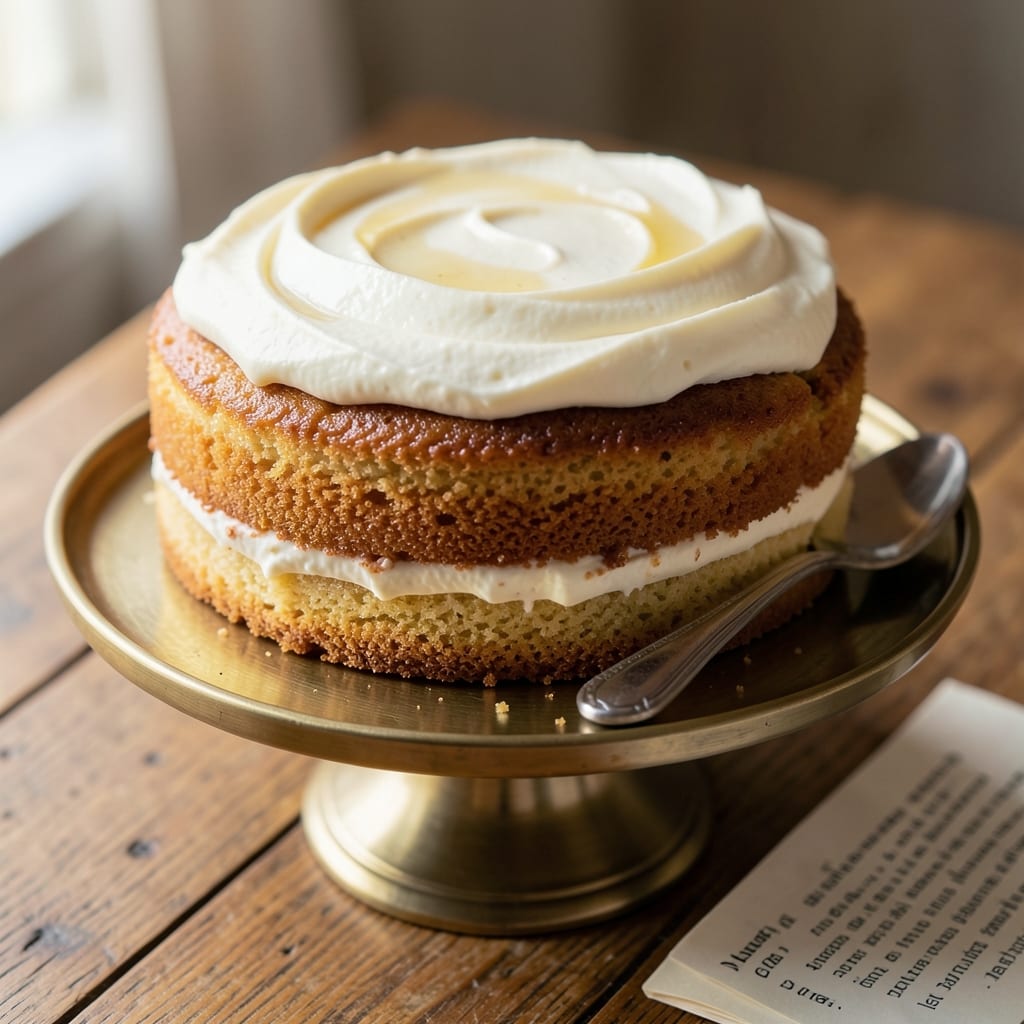 1lb Cake Recipe: Golden Crunch Top and Ultra-Moist Layers