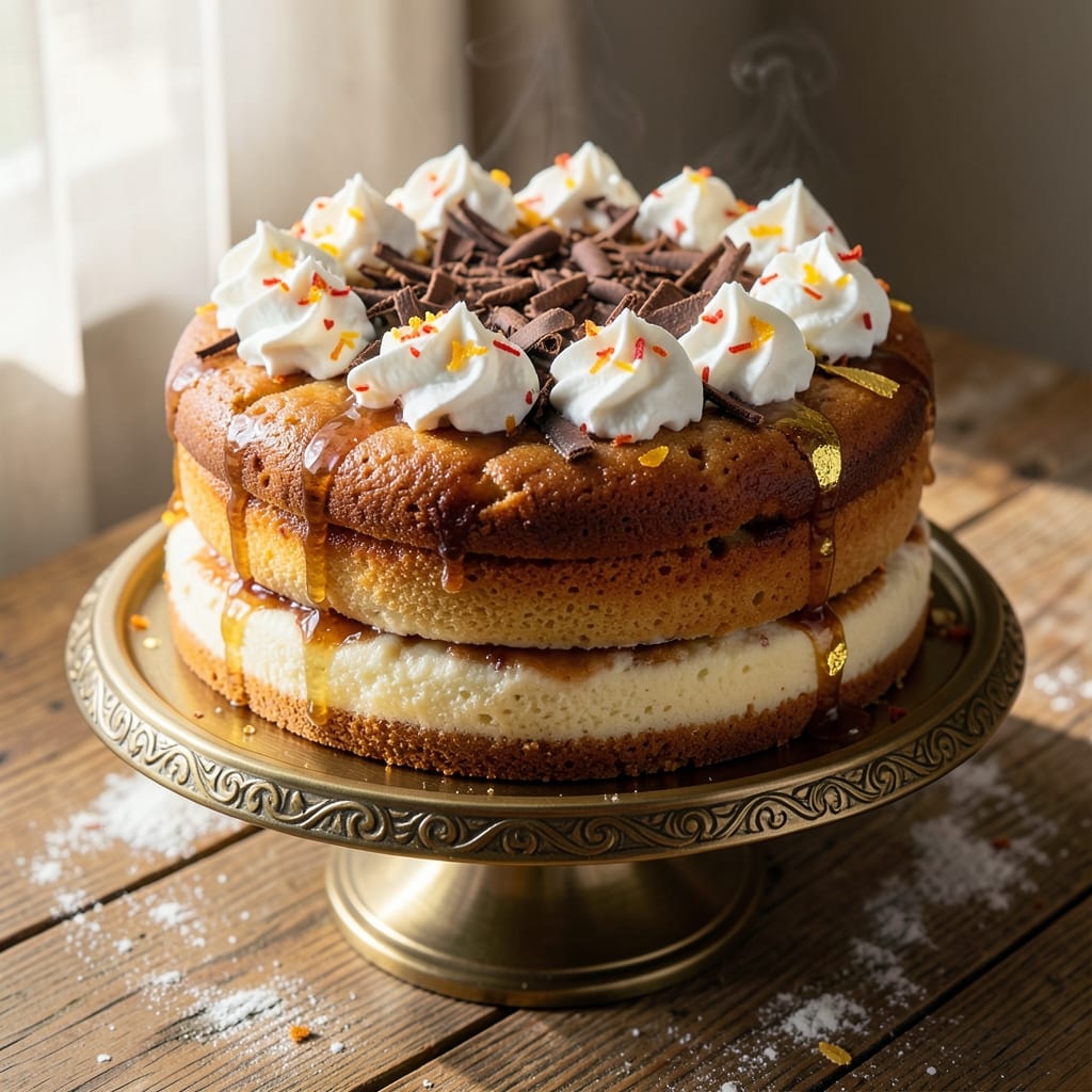 12th Night Cake Recipe: Spiced Rum Soaked Layers with Citrus Glaze