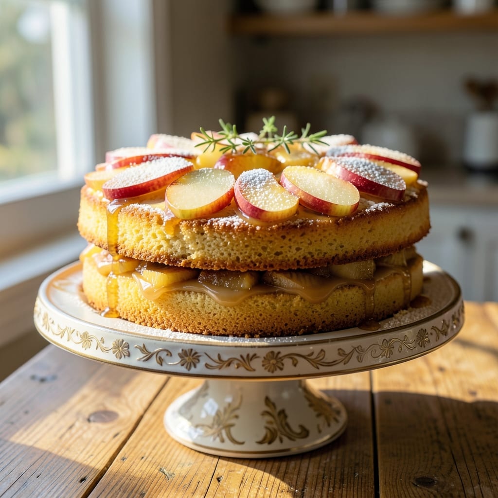 Two Apple Cake Recipe: Tart-Cinnamon Layers With Buttery Streusel Top